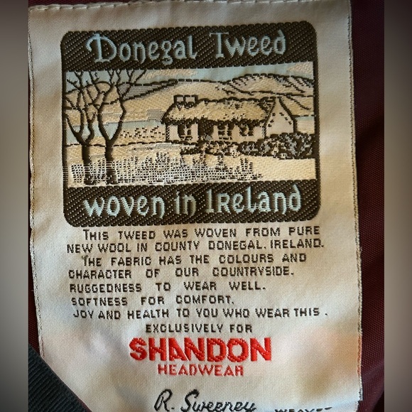 Vintage Donegal Tweed 100% Wool Men’s Cap - Picture 7 of 14